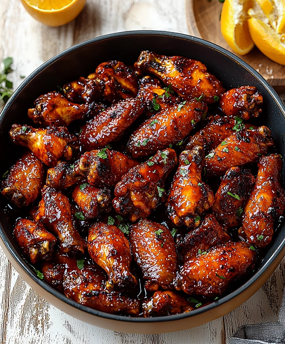 Spicy Orange Chicken Wings