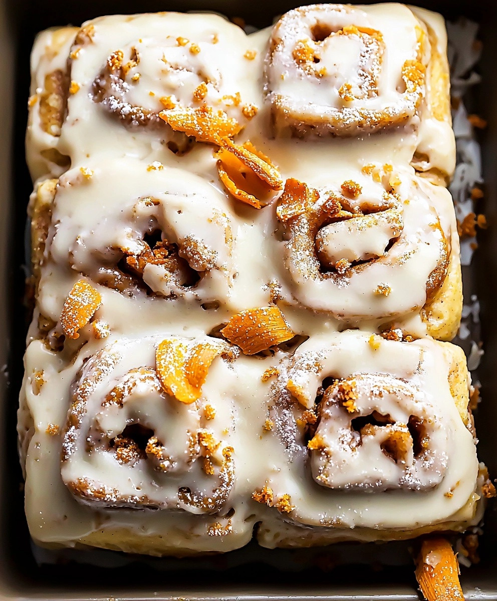 Southern Carrot Cake Rolls