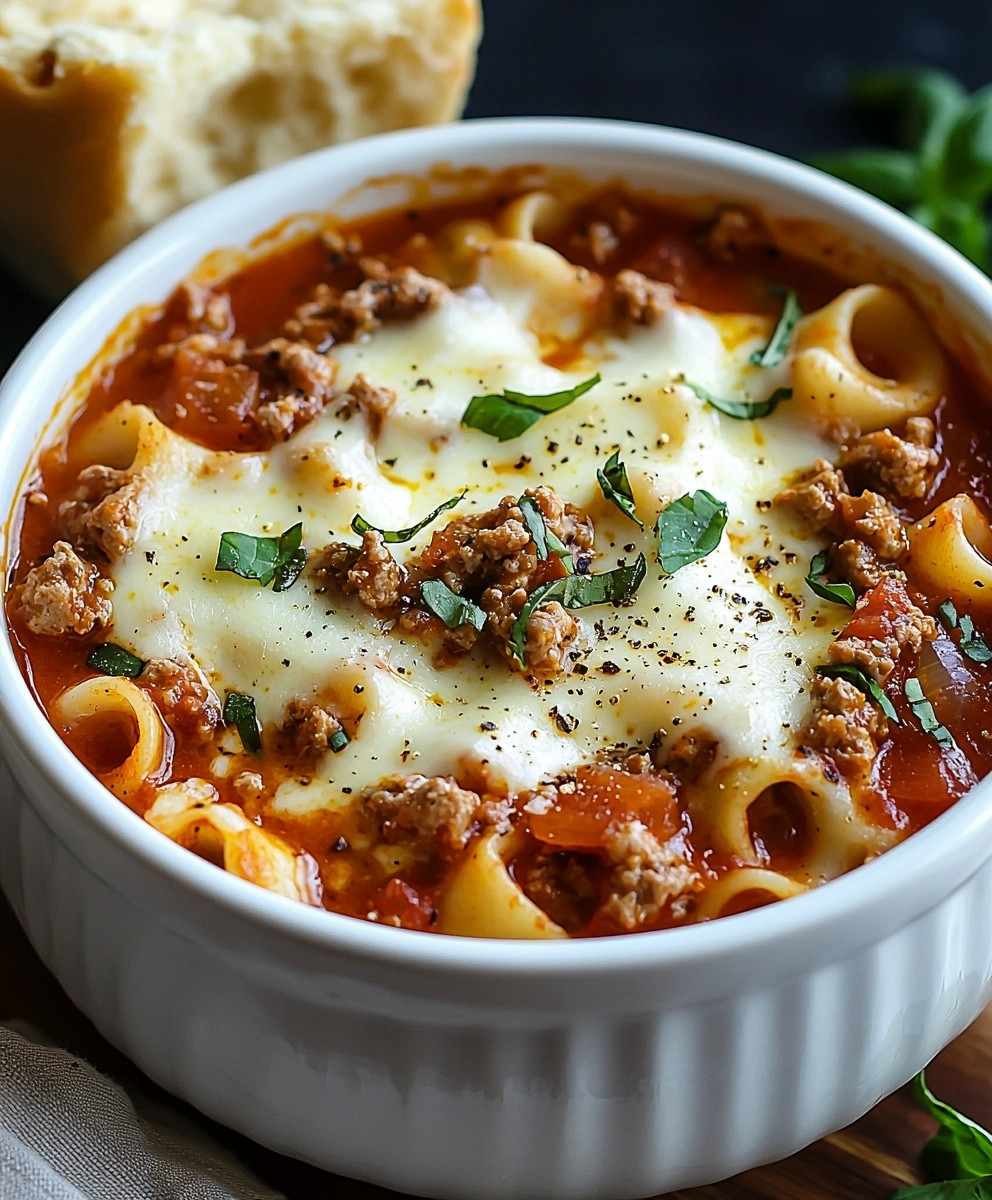 Crockpot Lasagna Soup
