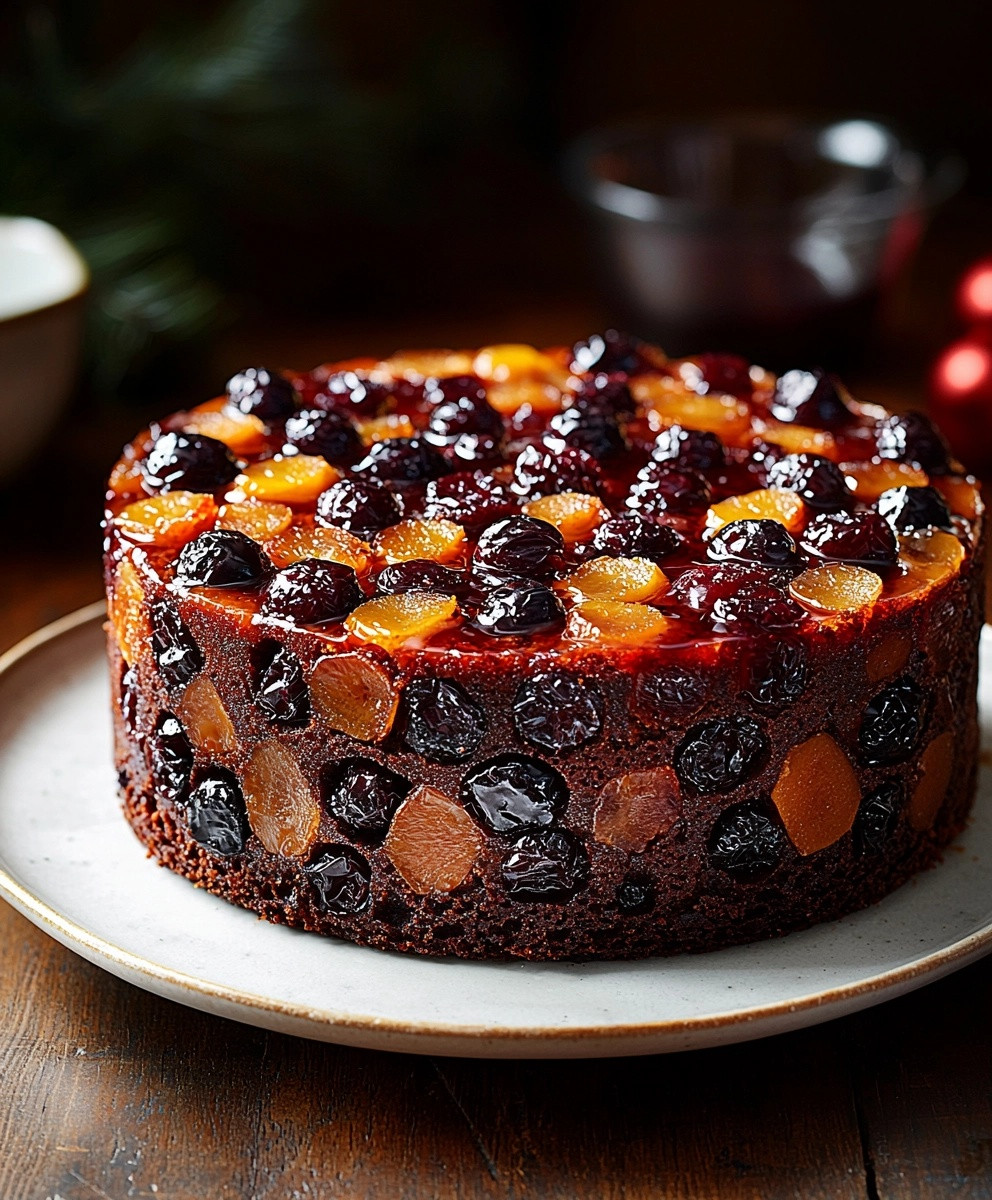 Festive Fruit Christmas Cake