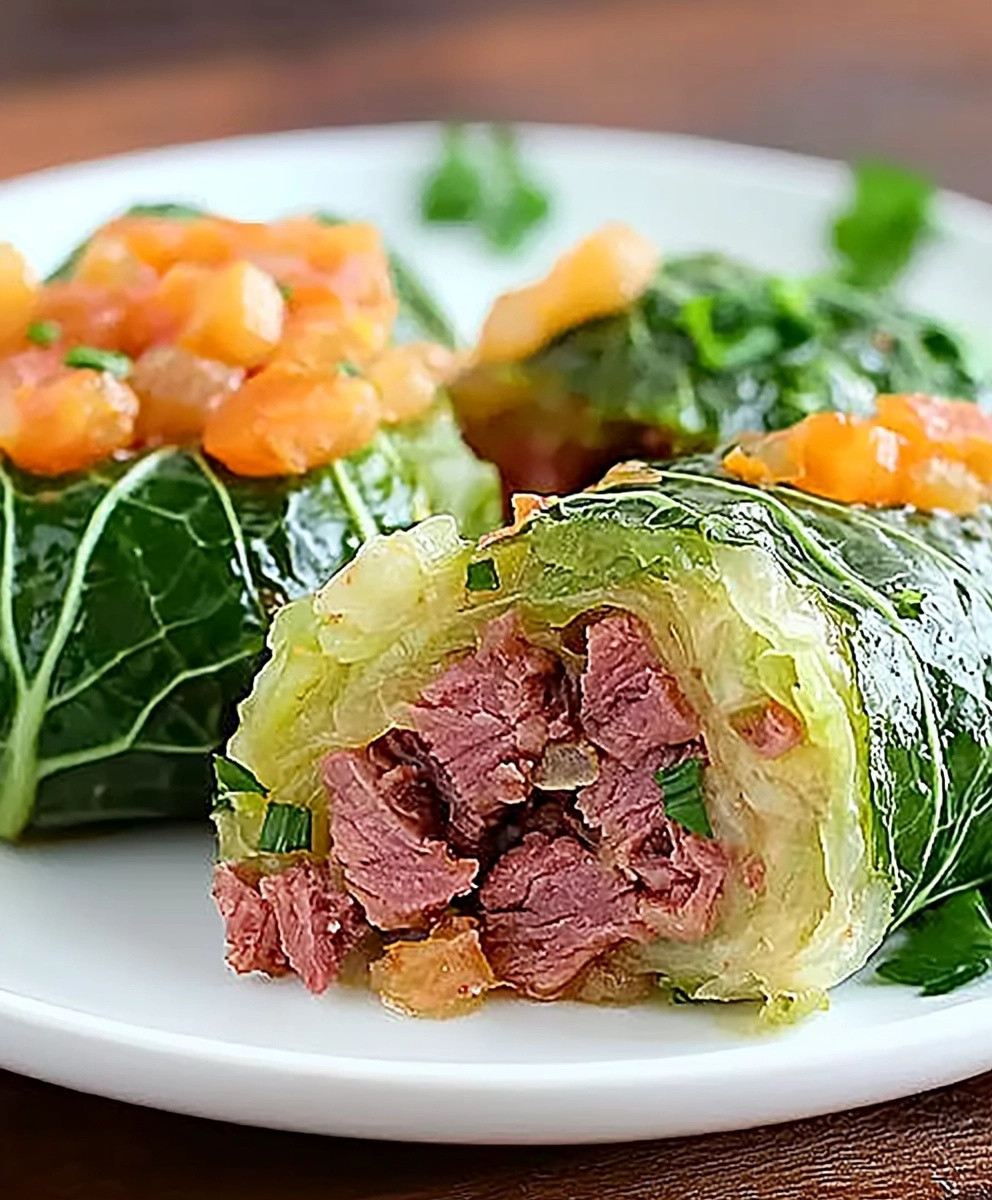 Corned Beef Cabbage Rolls