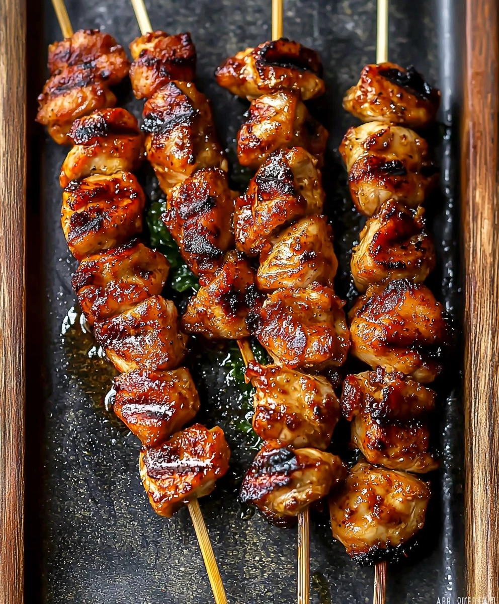 Thai Coconut Chicken Skewers
