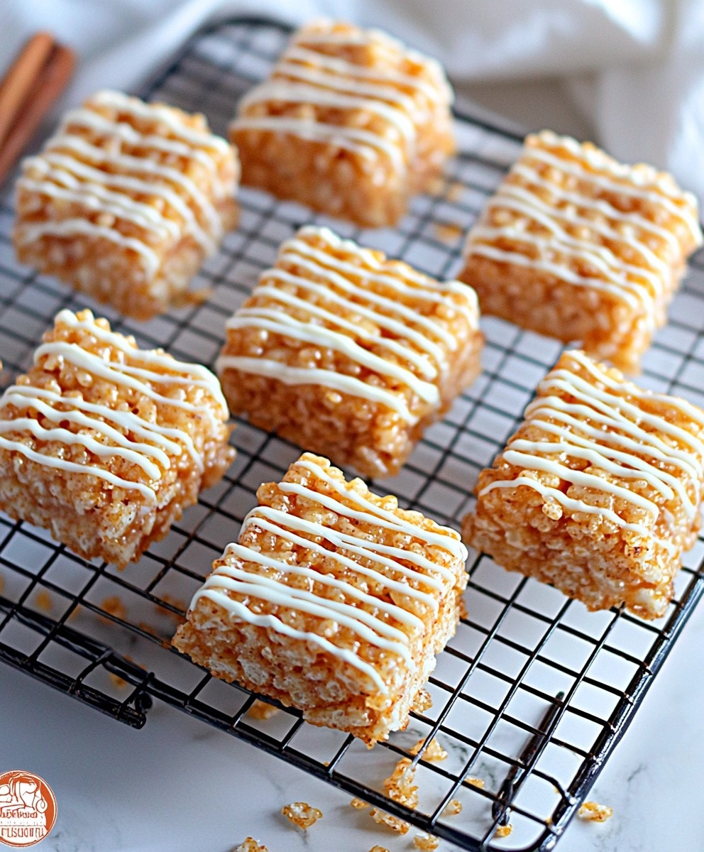 Pumpkin Spice Rice Krispie Treats