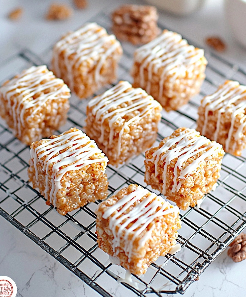Pumpkin Spice Rice Krispie Treats