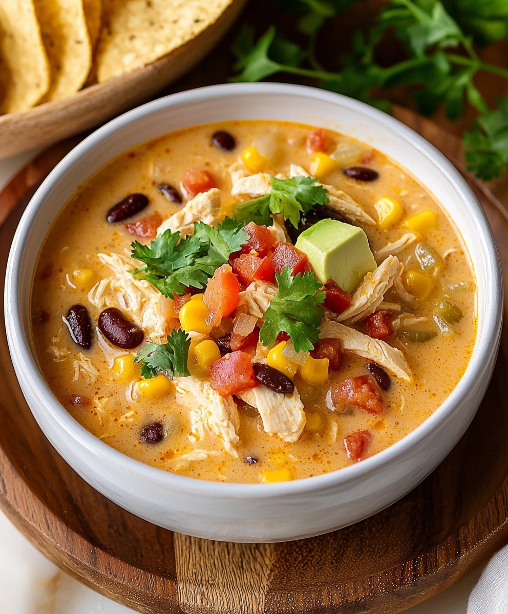 Creamy Chicken Taco Soup