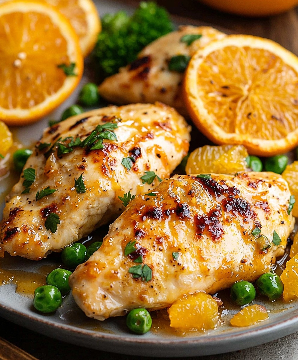 Baked Orange Chicken Dinner