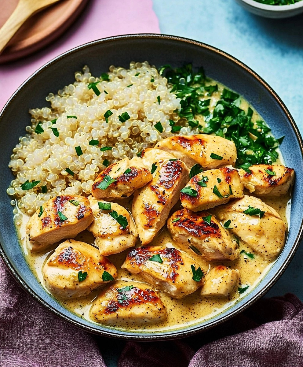 Garlic Butter Chicken Quinoa
