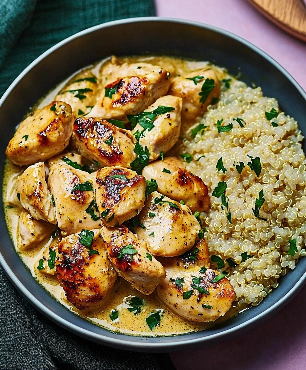 Garlic Butter Chicken Quinoa