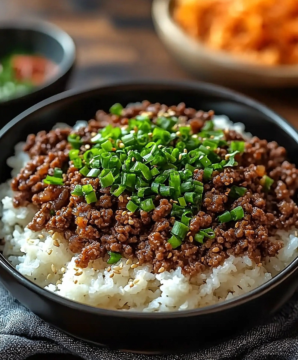 Korean Ground Beef Bowl