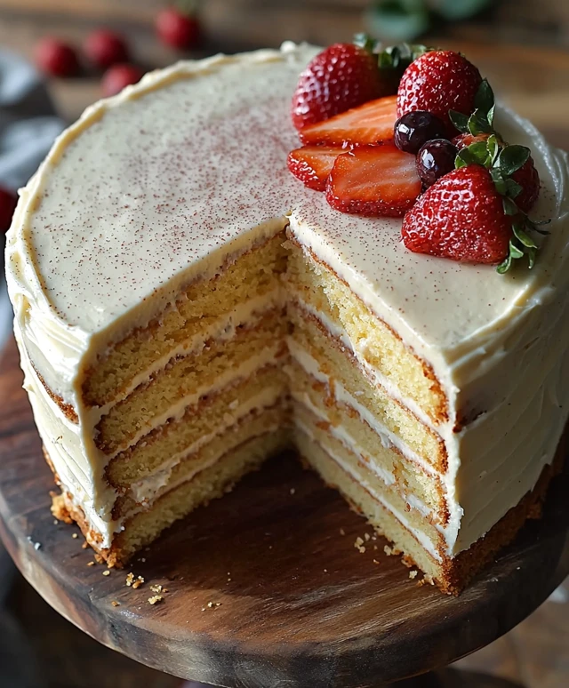 Brown Butter Vanilla Cake