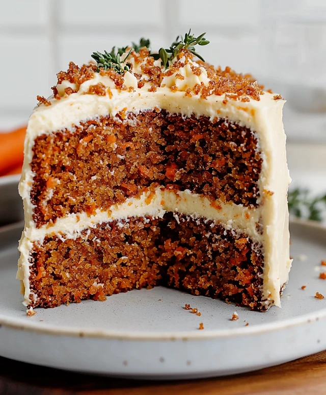 Mini Carrot Cake Dessert