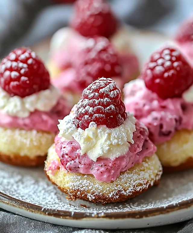 Raspberry Cream Cheese Bites