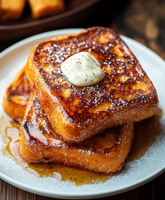 Pumpkin French Toast Breakfast