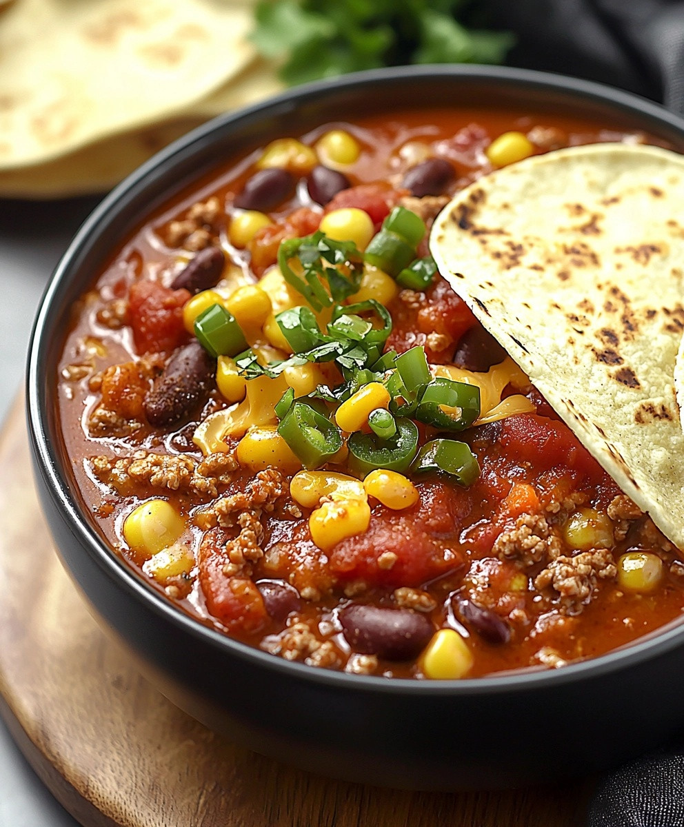 Slow Cooker Taco Chili