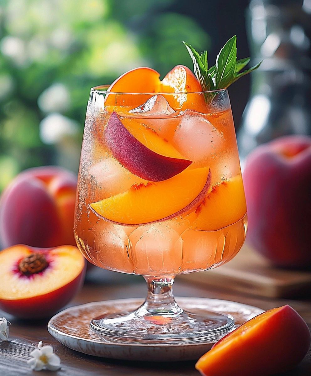 Peach Blossom Sangria
