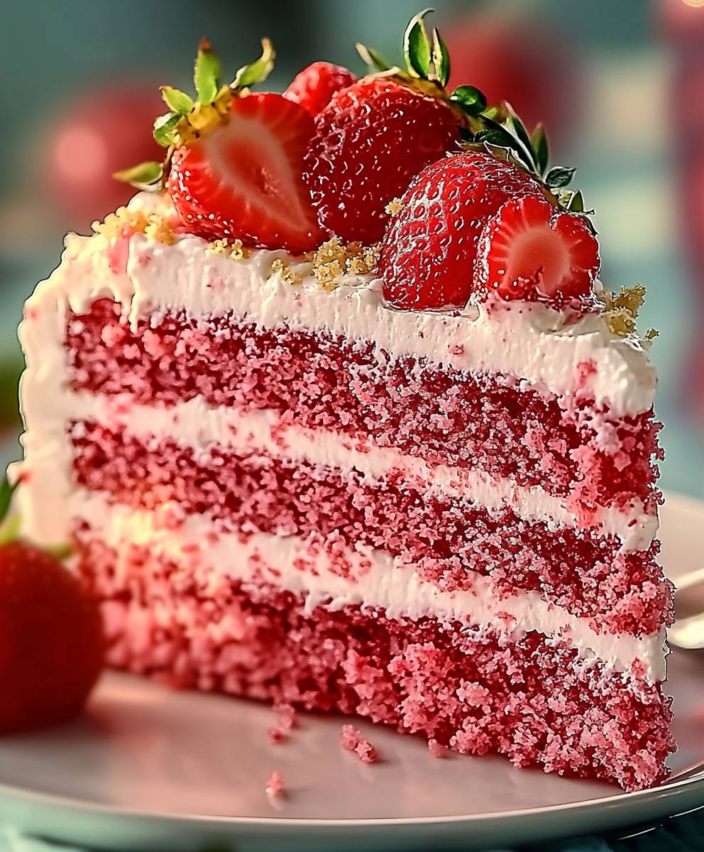 Strawberry Layer Cake