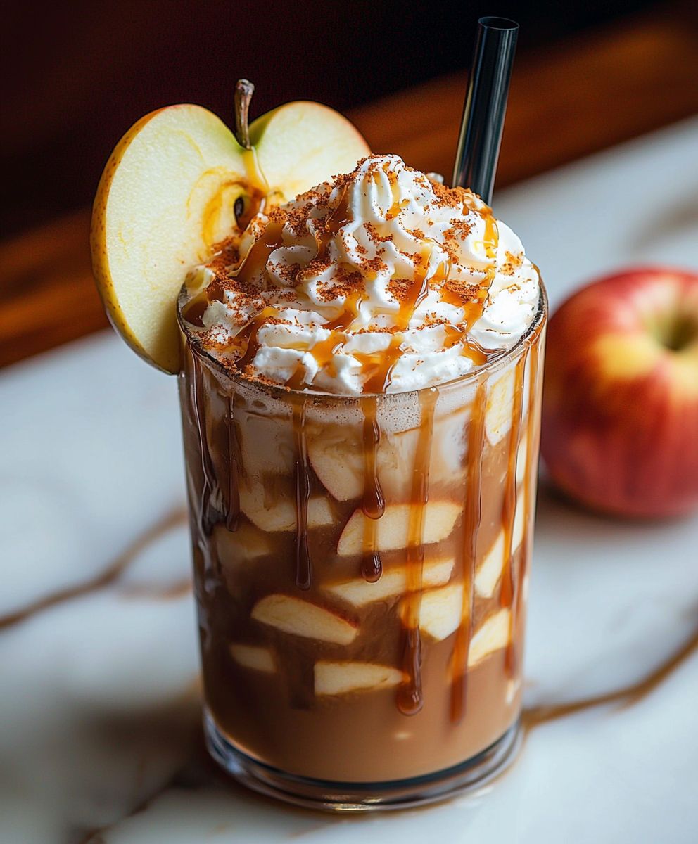 Apple Caramel Iced Coffee