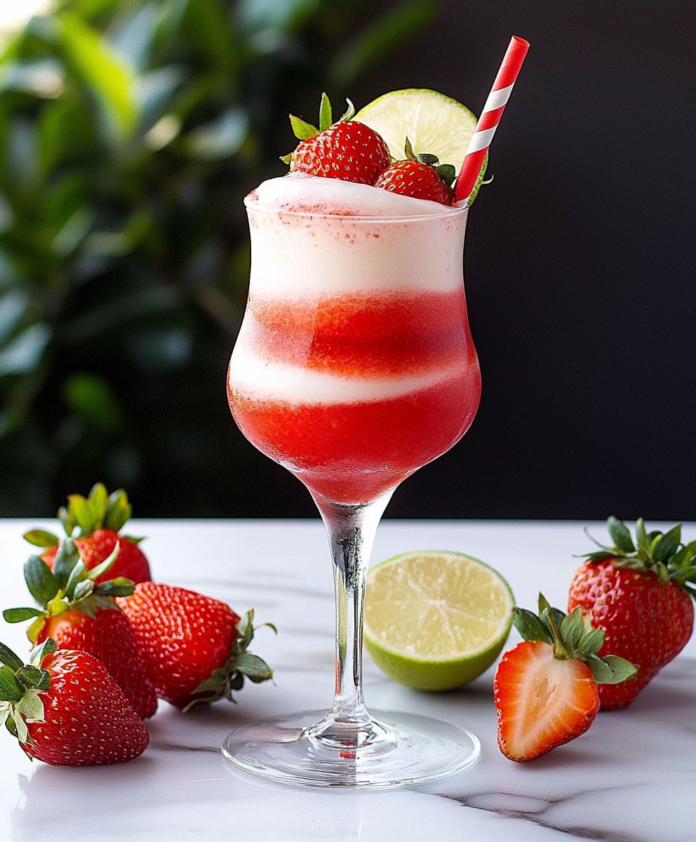 Strawberry Swirl Daiquiri