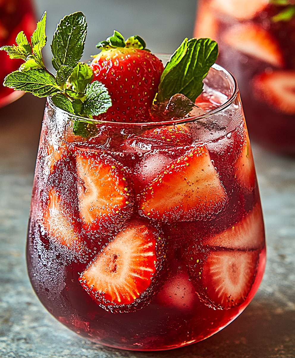 Spiced Strawberry Sangria