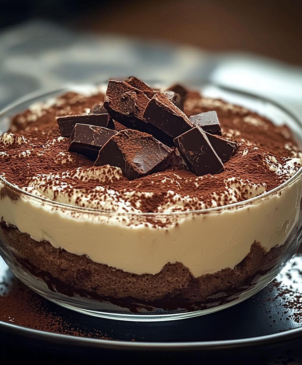 Chocolate Ricotta Tiramisu