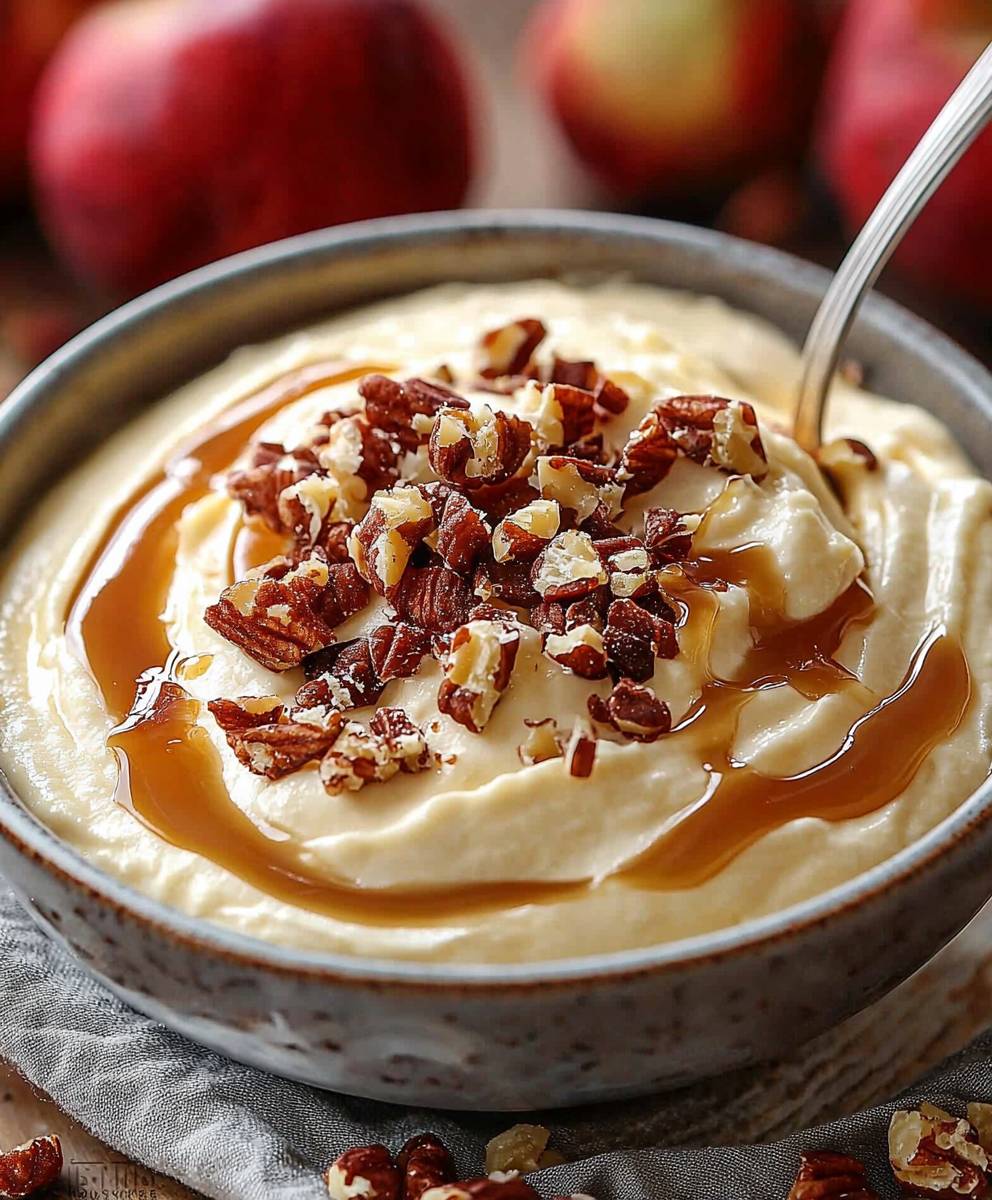 Caramel cream cheese dip