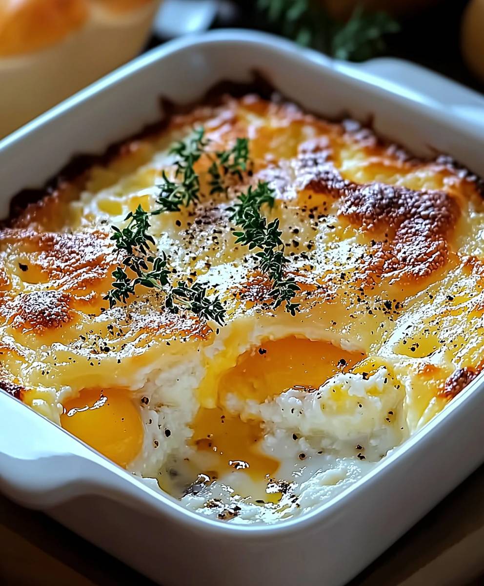 Baked Cottage Cheese Eggs