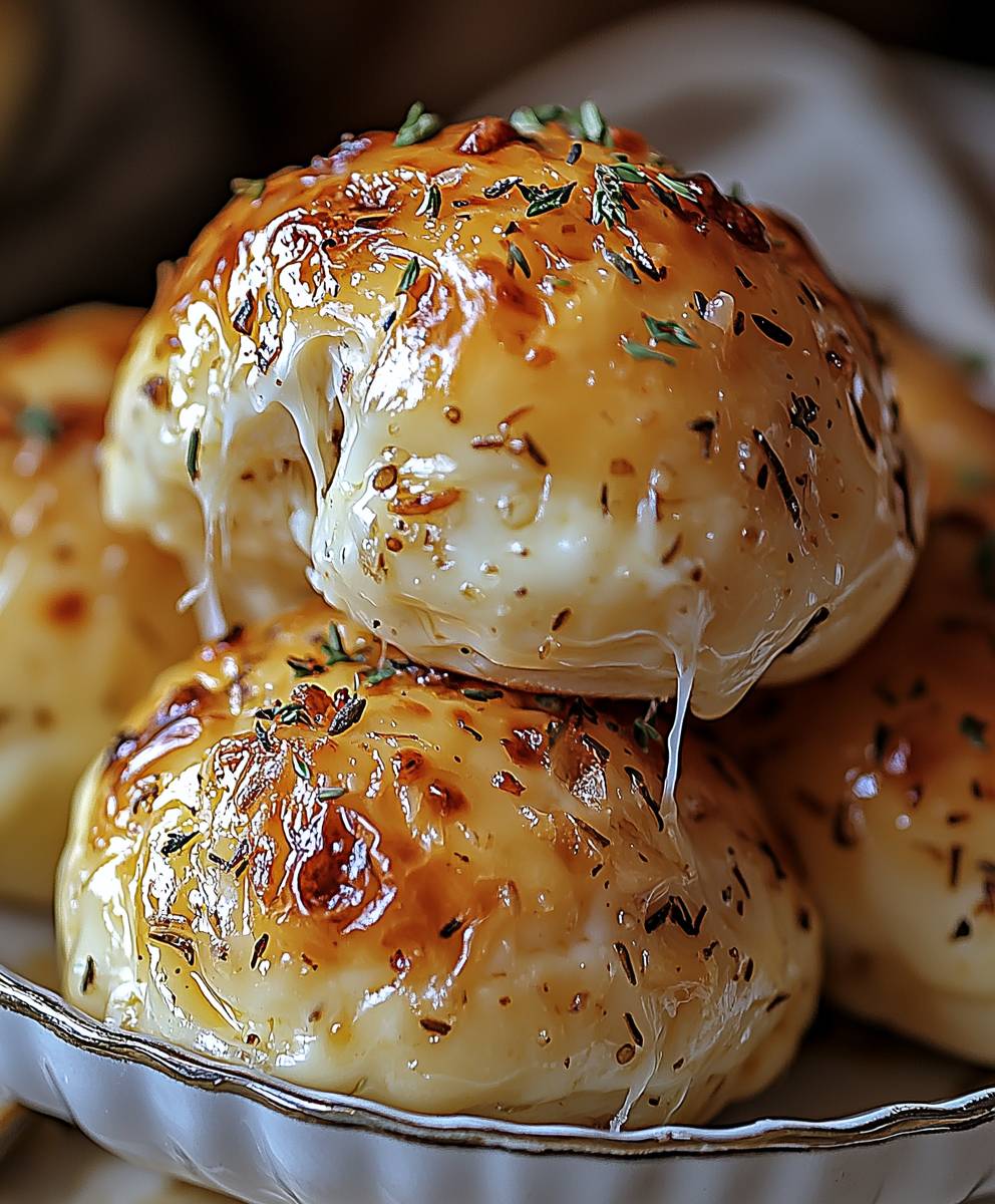 Garlic Butter Cheese Bombs