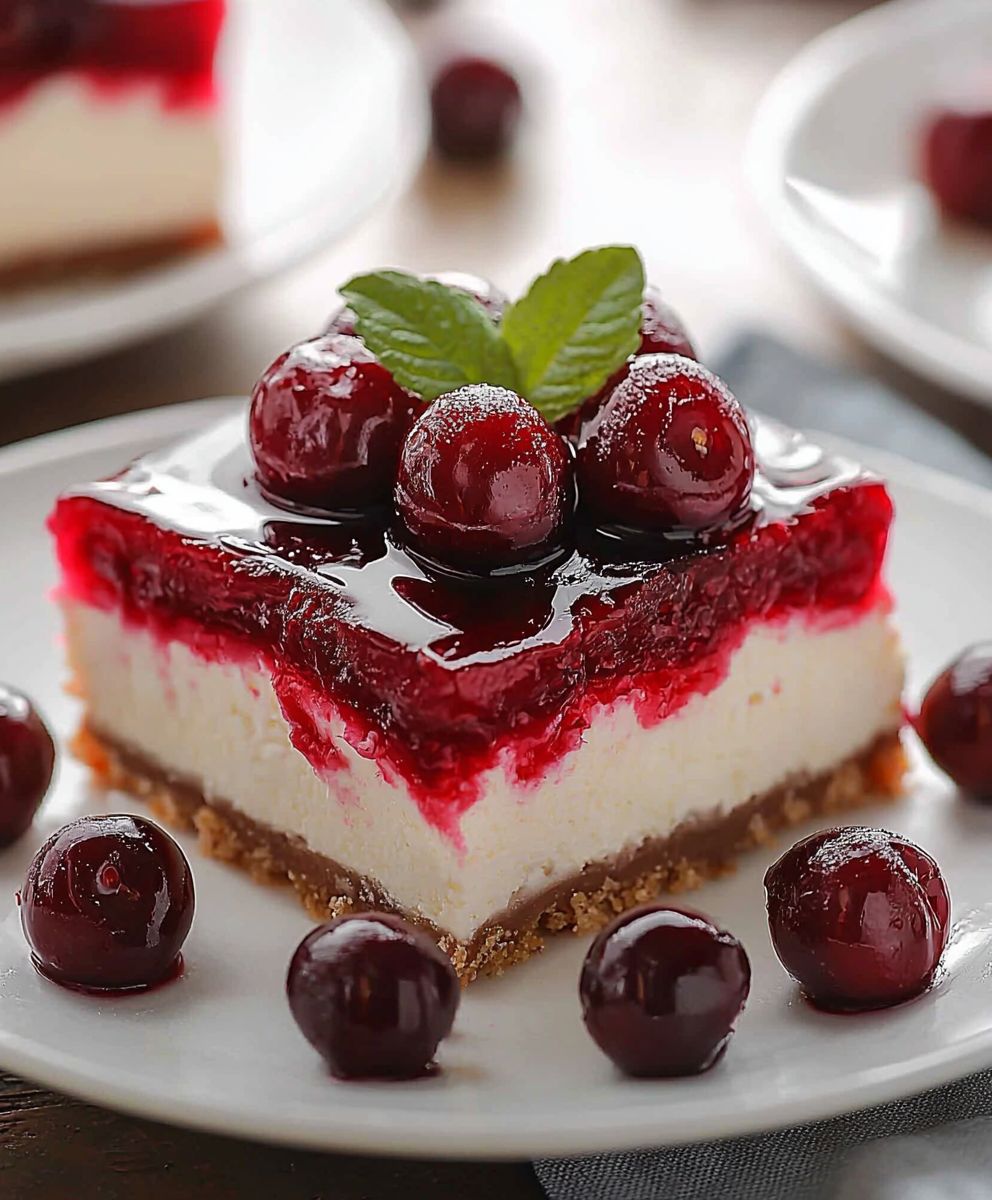Cherry Cheesecake Dessert