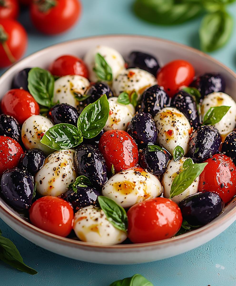 Caprese Salad Red White Blue