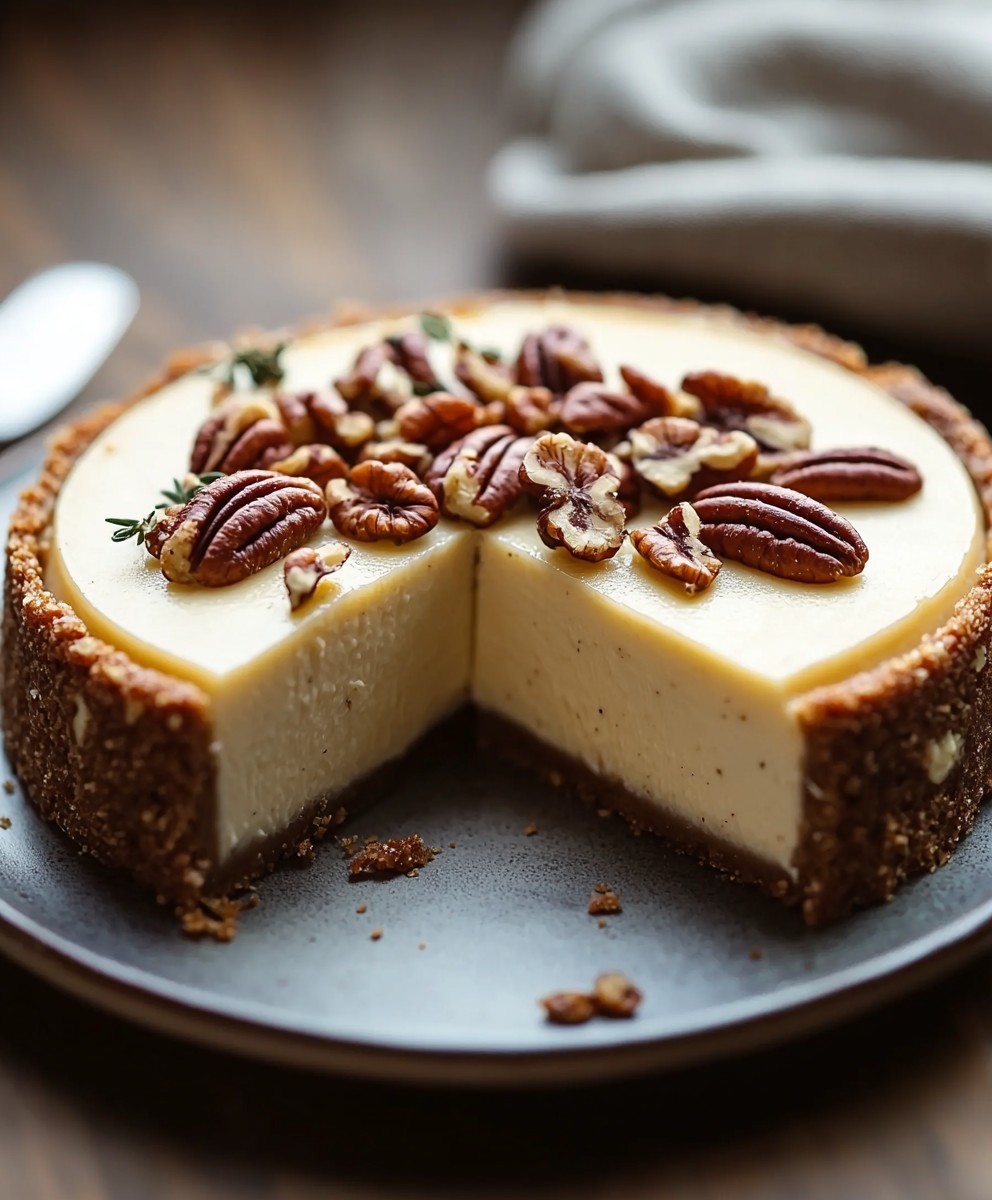 Maple Pecan Cheesecake