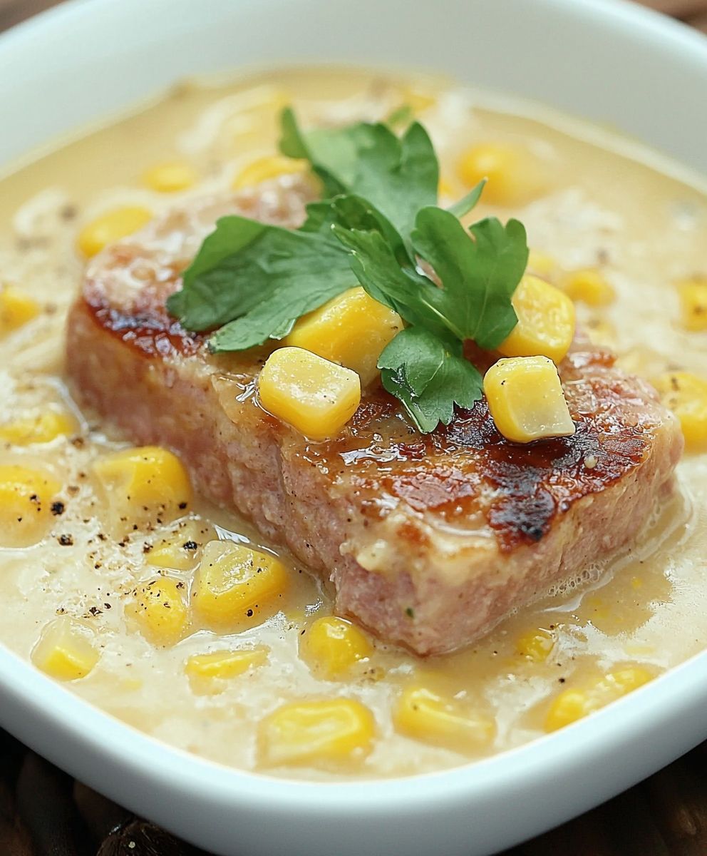 Pork Creamed Corn Dish