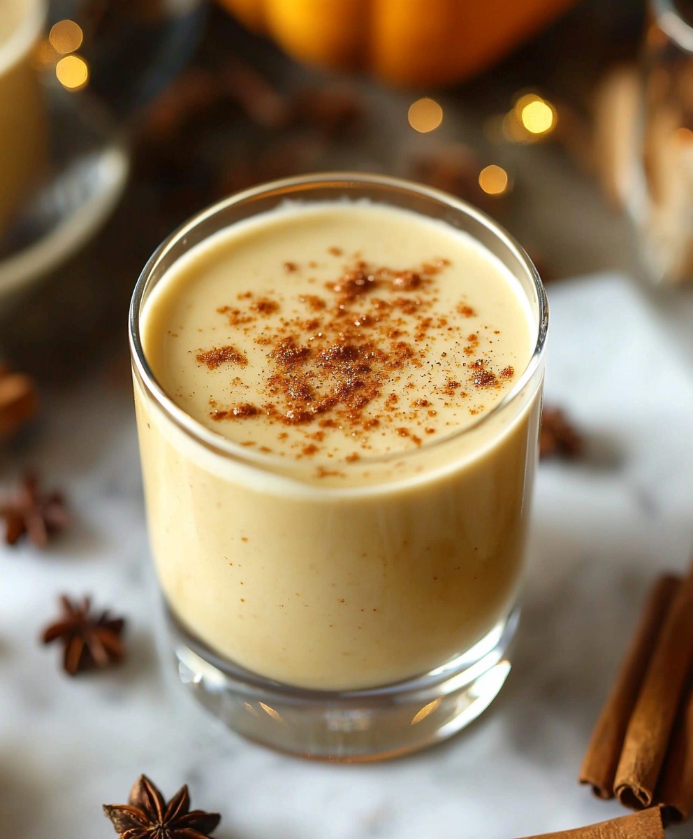Pumpkin Eggnog Drink