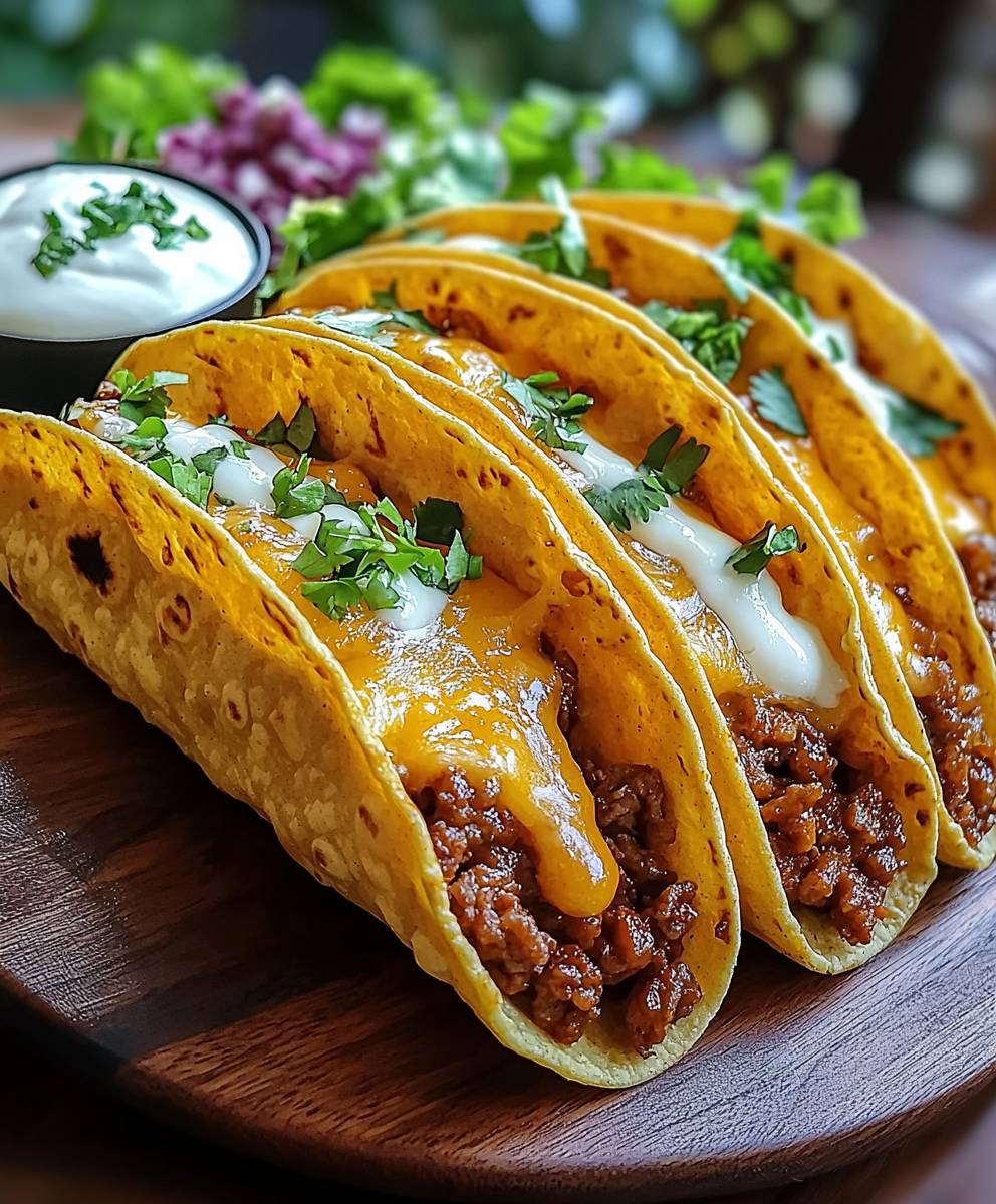 Loaded Cheesy Tacos