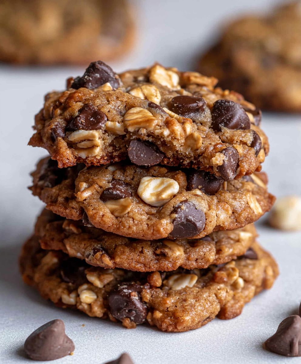 Vegan Trail Mix Cookies