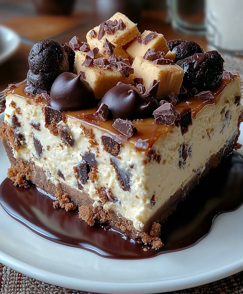 Cookie Dough Cheesecake Dessert
