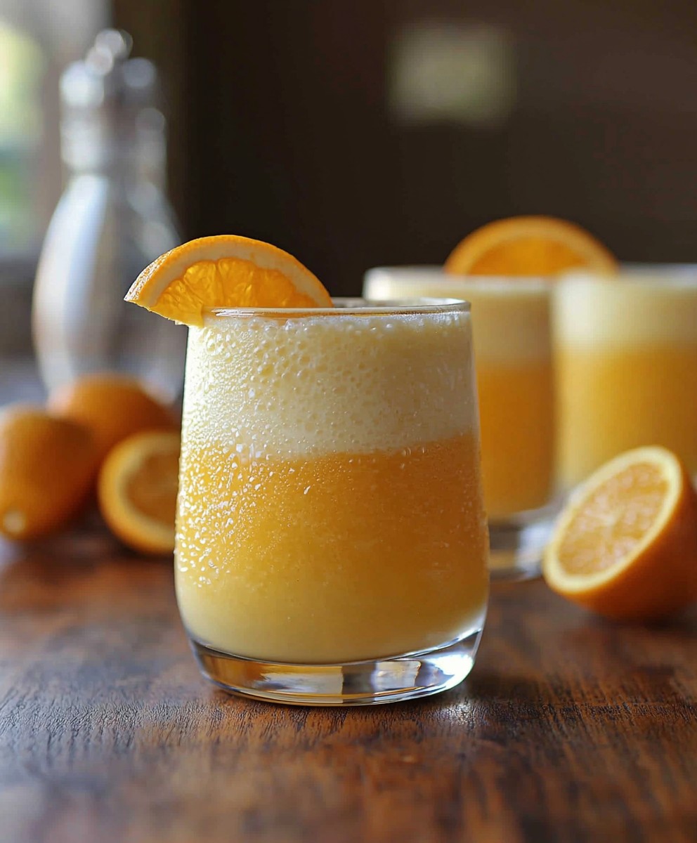 Orange creamsicle cocktail