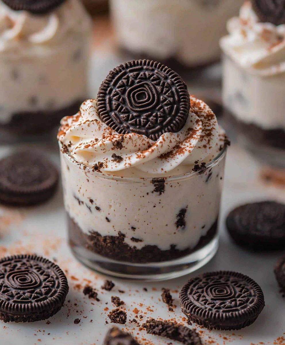 Oreo cheesecake cups