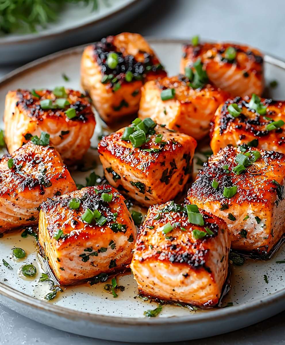 Pan Seared Salmon Bites