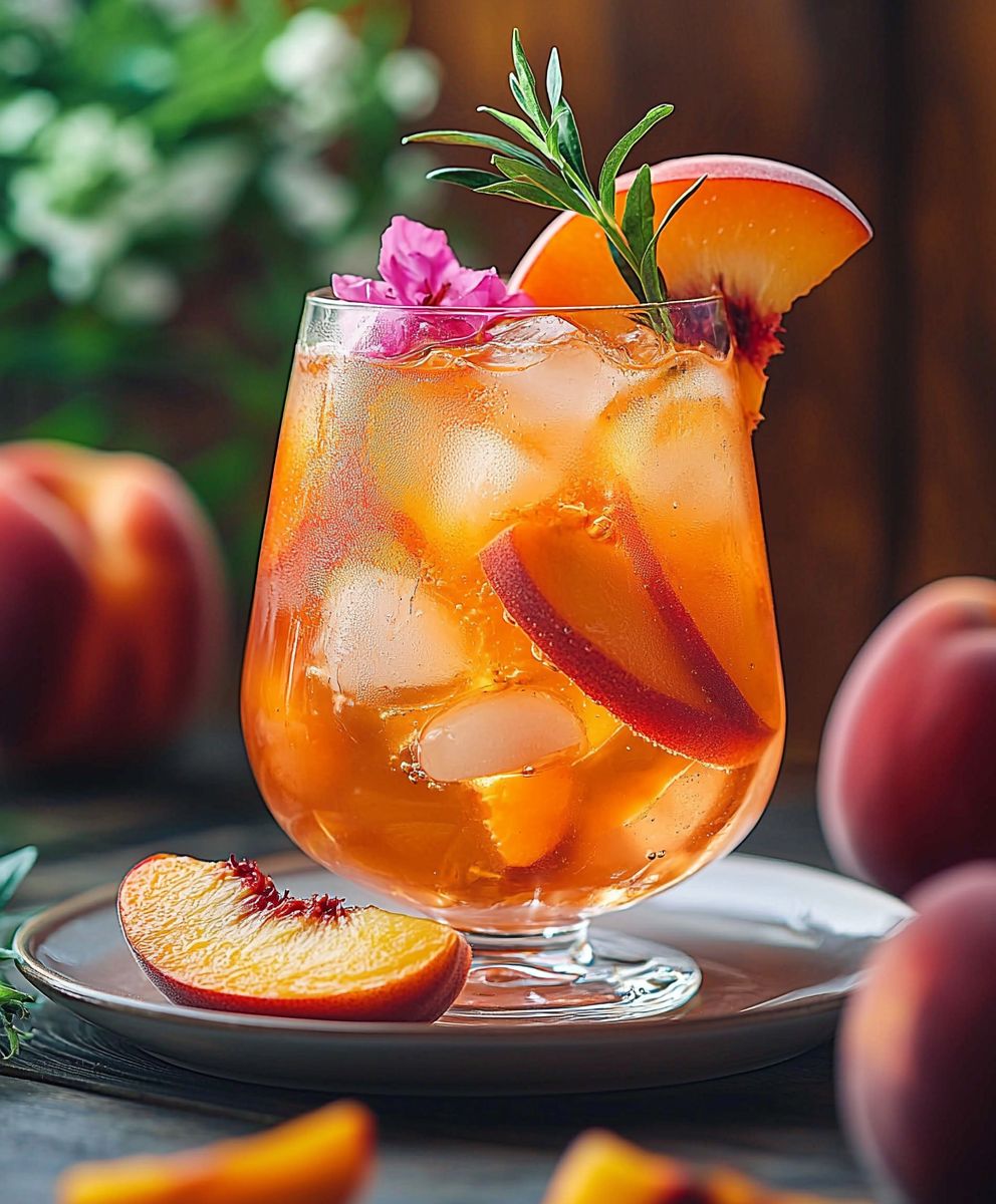 Peach Blossom Sangria