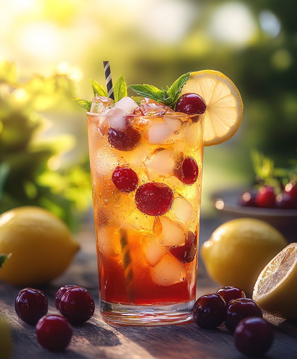 Cherry Tea Lemonade