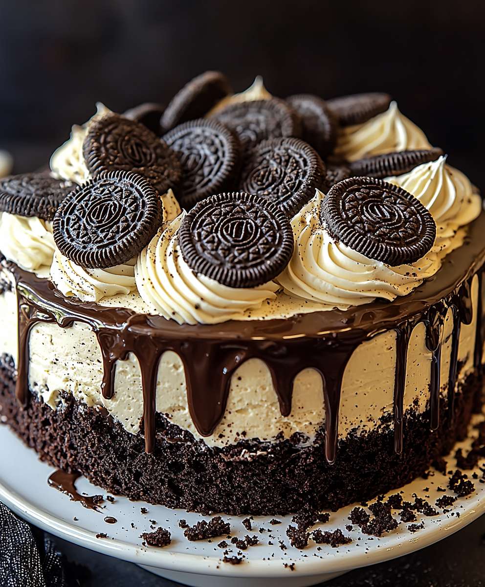 Flourless Oreo Cake
