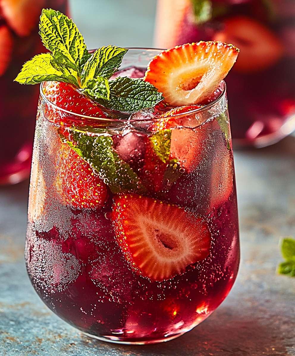 Spiced Strawberry Sangria
