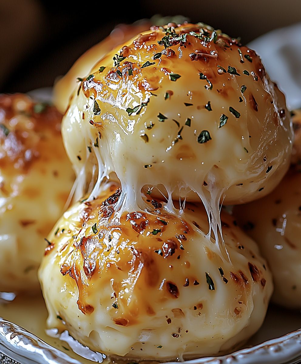 Garlic Butter Cheese Bombs