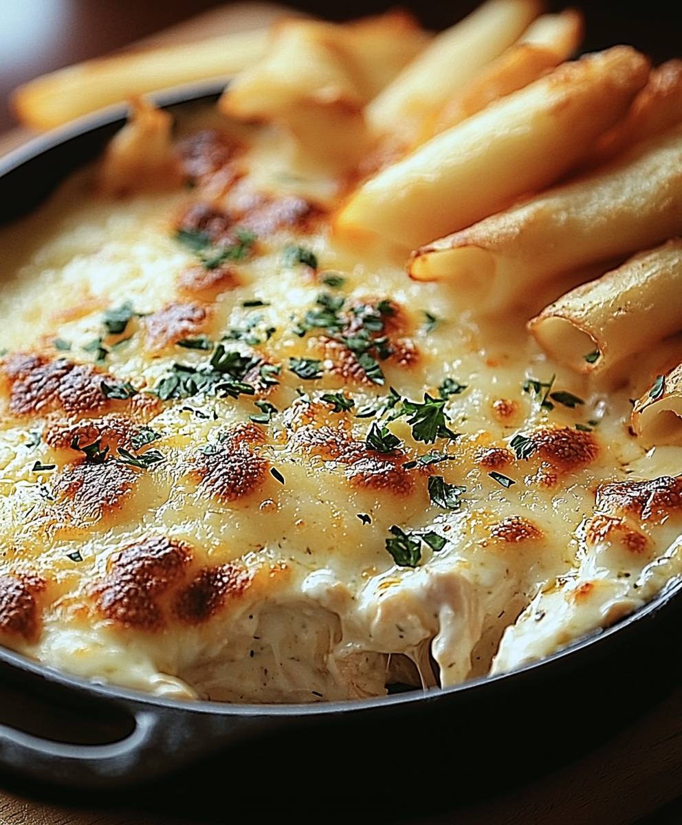 Cheesy Chicken Alfredo Dip