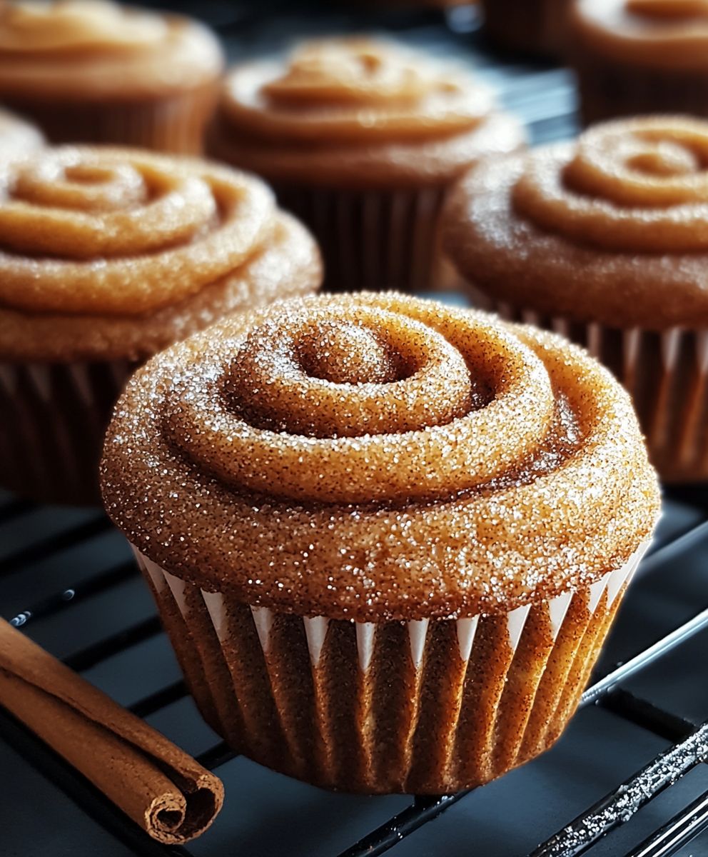 Cinnamon sugar swirl muffins