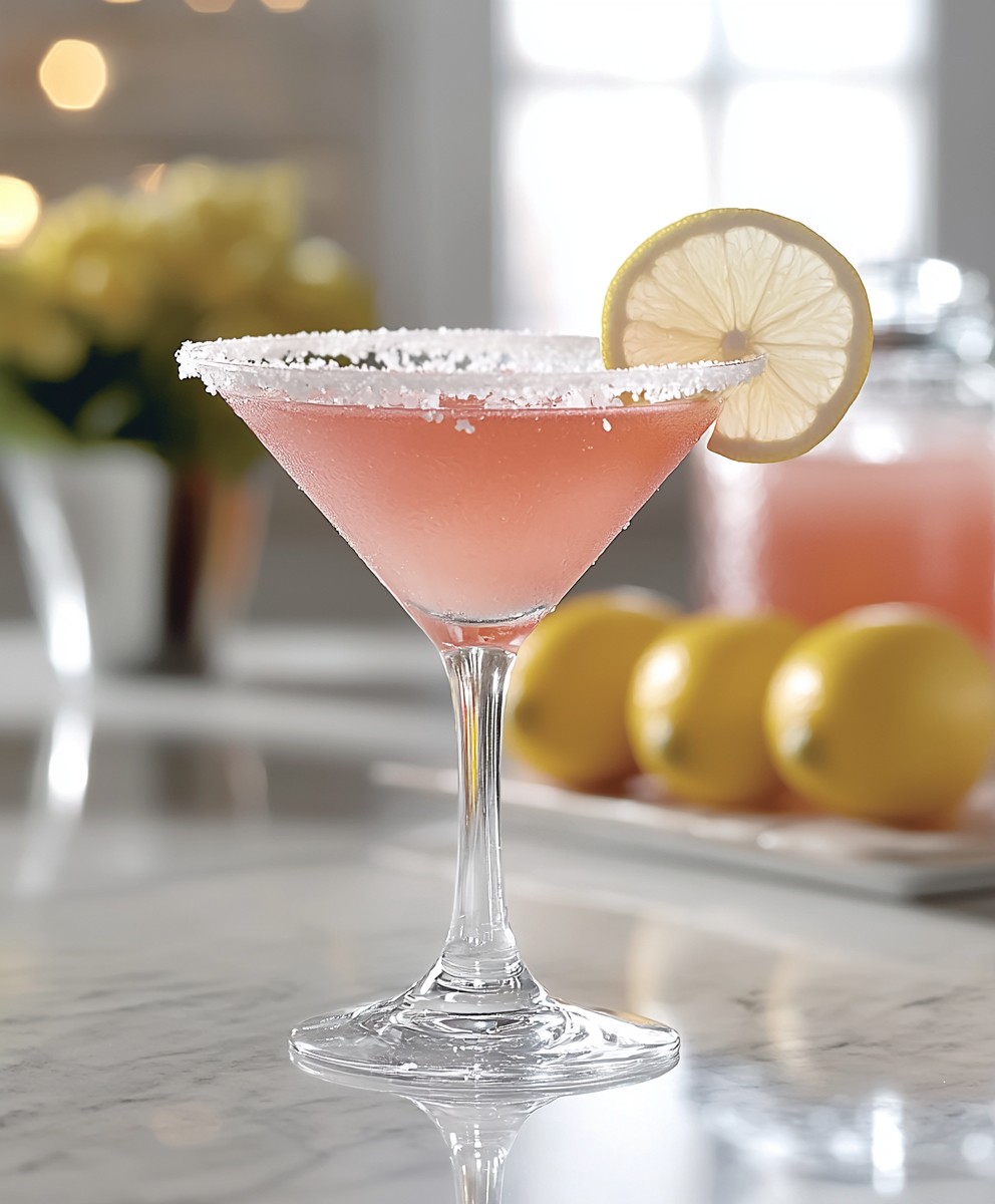 Pink Lemon Drop Martini