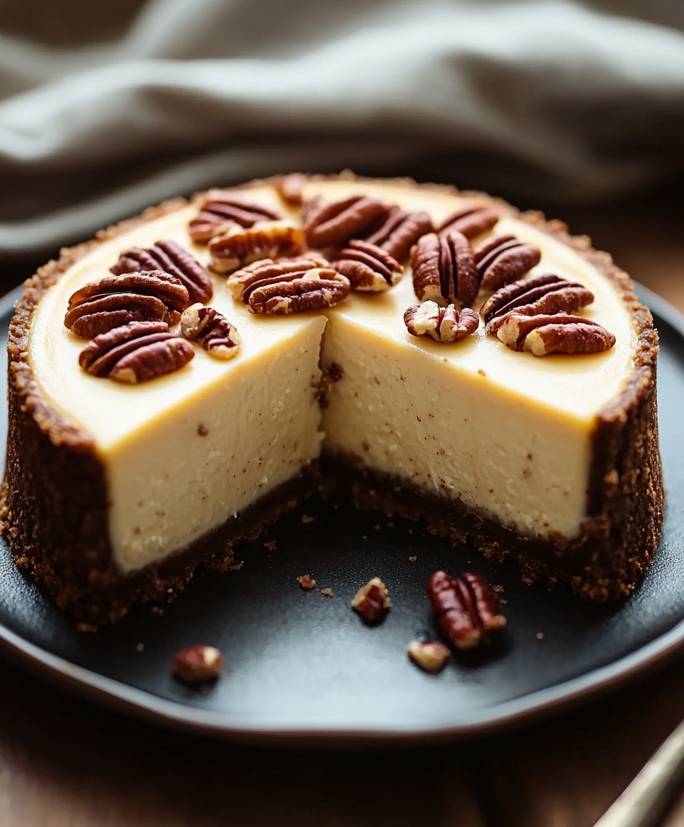 Maple Pecan Cheesecake