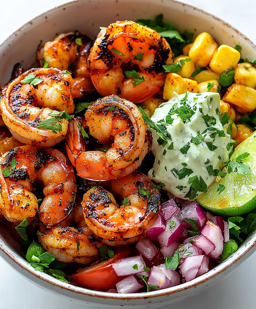 Blackened Shrimp Salad