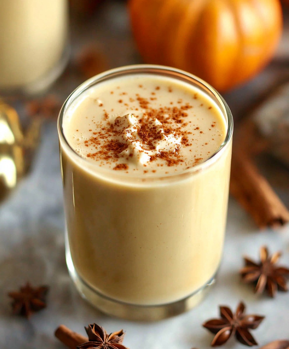 Pumpkin Eggnog Drink