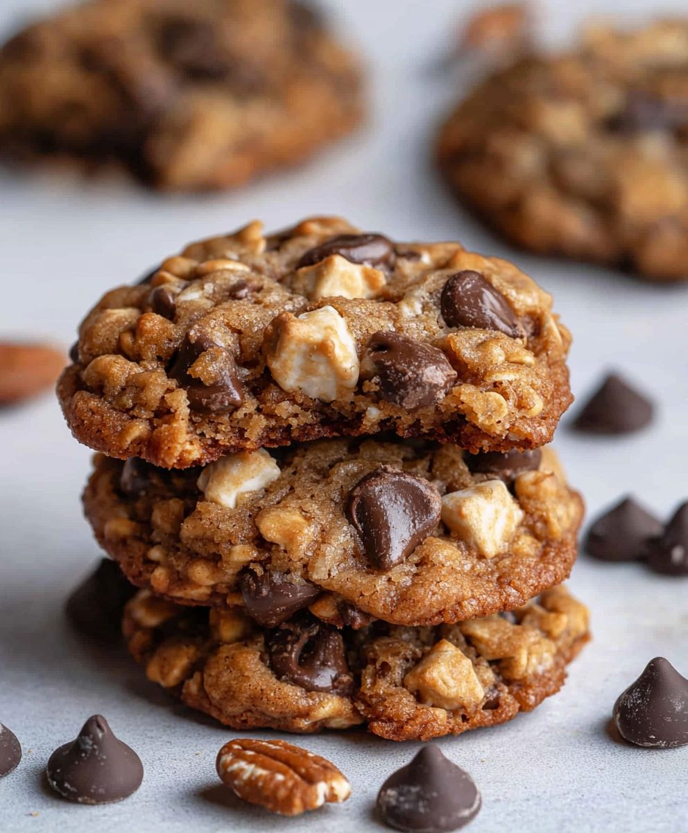 Vegan Trail Mix Cookies